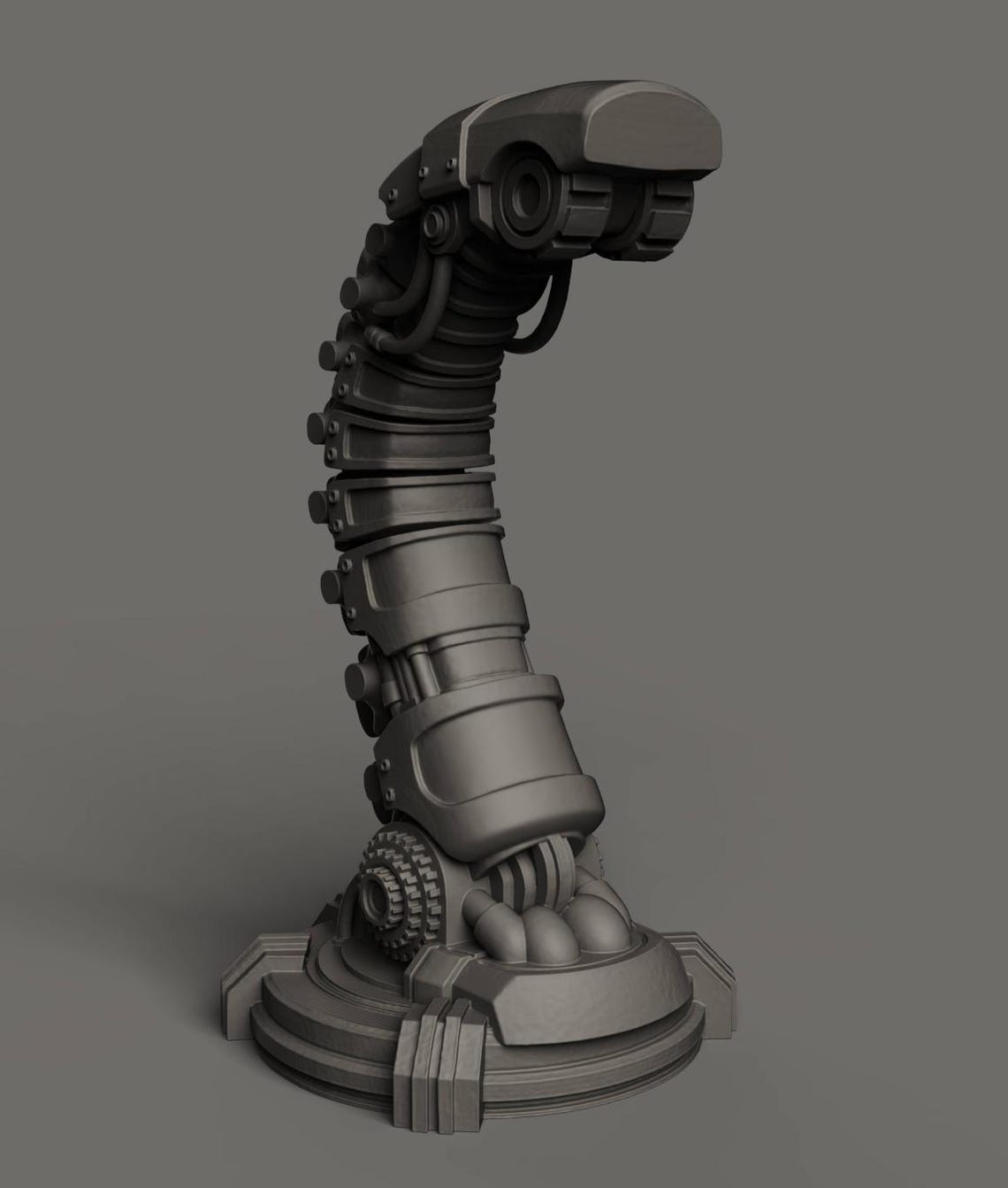 Bionic Spine Headphone Stand | 3D Printed Sci-fi Desk Decor - Etsy