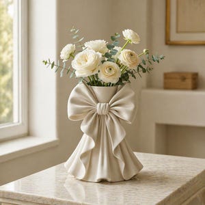 Blue Ribbon Vase - Etsy