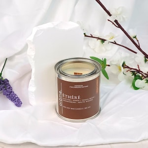 Leather Candle, Luxury Cologne Scent, Tonka Candle, Woody Scent, Warm Musk, Soy Candle, Clean Burning Candle, Masculine Candle, Earthy Scent