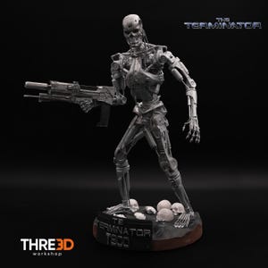 Terminator T-800 3D Printed Figure 40CM - Sci-Fi Collector's Model