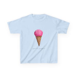 Eistüte Kinder T-Shirt für sonnige Tage, Jungen Mädchen Kinder, süßes Sommer T-Shirt, Jugend Shirt, Kinderbekleidung, Sommer Top, Kinder
