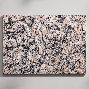 Jackson Pollock Leinwand Wandkunst, Druck von Herbst Rhythmus von Jackson Pollock, Abstrakte Wanddekor Idee, Jackson Pollock Abstrakte Farbe Leinwand