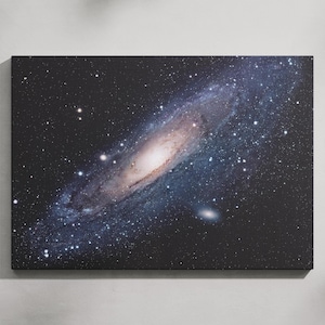 Andromeda Galaxy Canvas Wall Art, Beauty of Space on Canvas, Andromeda Galaxy Print, Space-Themed Wall Art, Andromeda Galaxy Gift Wall Art