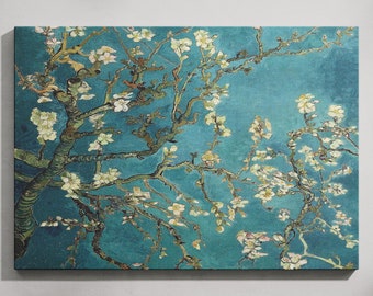 Van Gogh Almond Blossoms Canvas Wall Art, Floral Print Poster