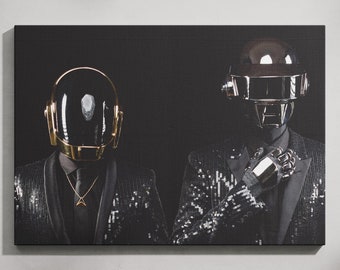 Daft Punk Poster, Daft Punk Canvas Print, Music Poster