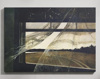 Canvas or Print - Wind from the Sea, by Andrew Wyeth - Etsy 日本