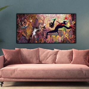 Spiderman Print Poster, Spider-Man: Across The Spider-Verse Poster, Spider-Verse Canvas Print, Spiderman Poster, Spider-Gwen Poster