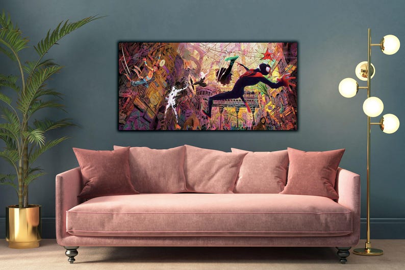 Spiderman Print Poster, Spider-Man: Across The Spider-Verse Poster, Spider-Verse Canvas Print, Spiderman Poster, Spider-Gwen Poster