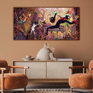 Spiderman Print Poster, Spider-Man: Across The Spider-Verse Poster, Spider-Verse Canvas Print, Spiderman Poster, Spider-Gwen Poster