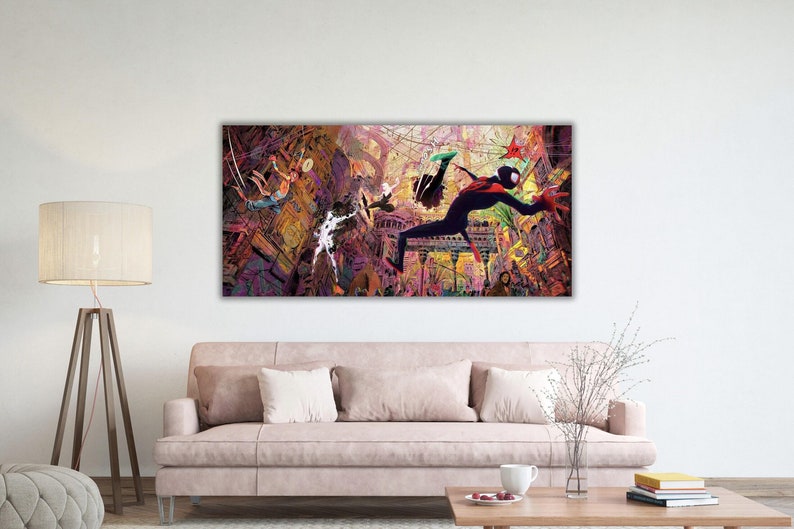 Spiderman Print Poster, Spider-Man: Across The Spider-Verse Poster, Spider-Verse Canvas Print, Spiderman Poster, Spider-Gwen Poster