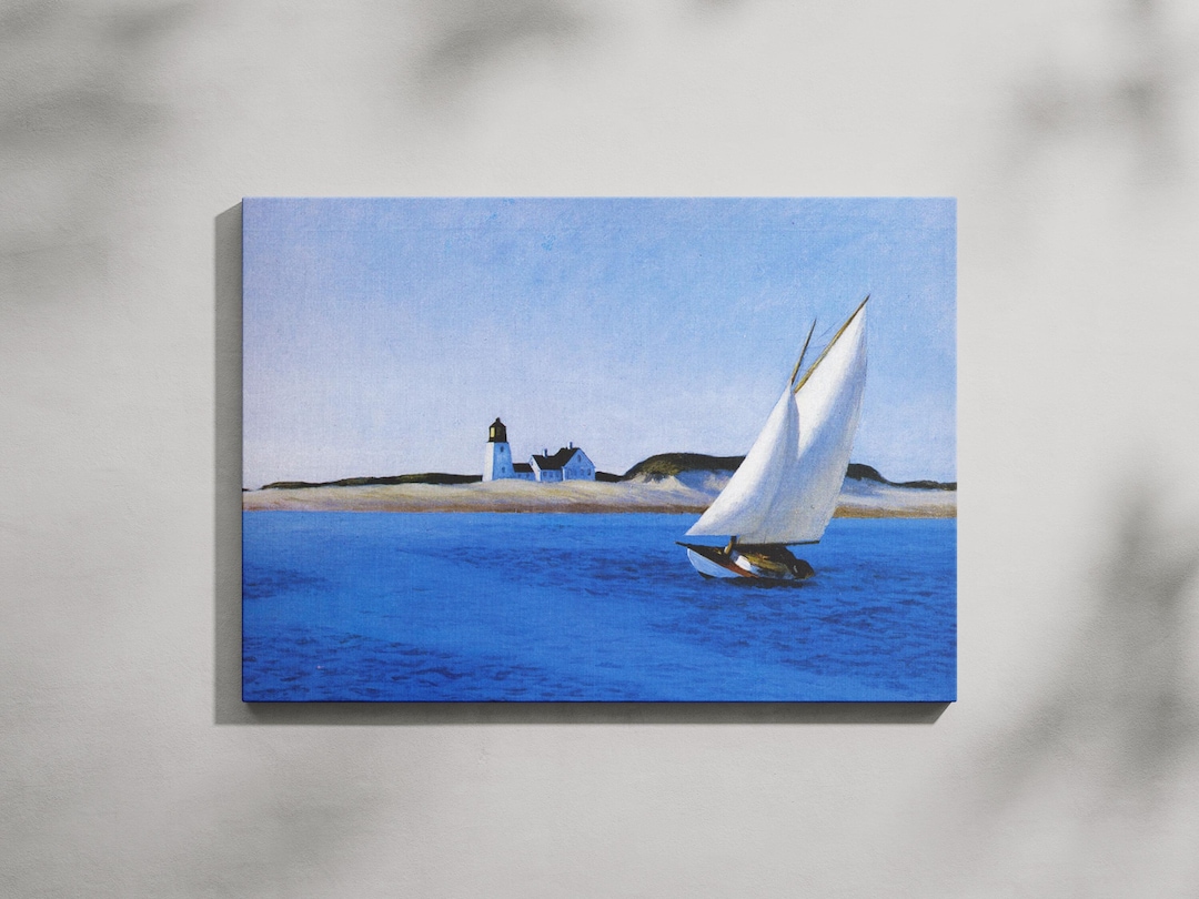 Edward Hopper 'the Long Leg' Canvas Art, Realist Painting Etsy