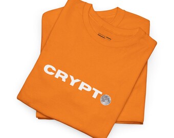 Cripto - Camiseta criptográfica unissex, de algodão grosso e estilosa para traders de Bitcoin, entusiastas de blockchain e HODLers.