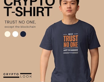 Camiseta "Confie na Blockchain" – Presente para Investidores em Criptomoedas