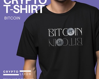 Camiseta Bitcoin Crypto – Camiseta unissex de algodão pesado