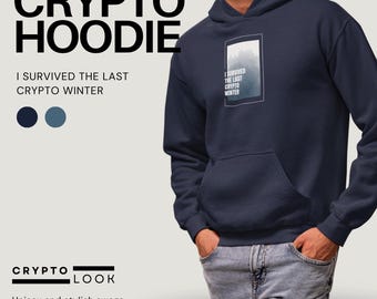 Moletom Crypto Winter Survivor – Roupa unissex para fãs de Bitcoin e Blockchain