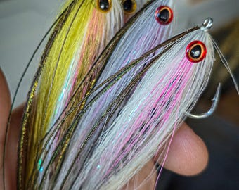 FlySmith Mullet Fly: Baitfish Pattern, Size 2/0