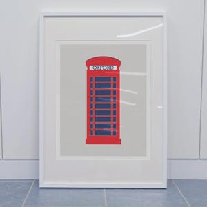 Ole Miss Inspired Art Print | Oxford Mississippi Phone Booth