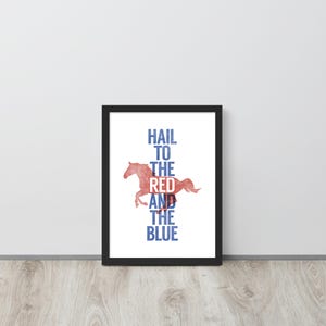 Southern Methodist University Mustangs FRAMED Print
