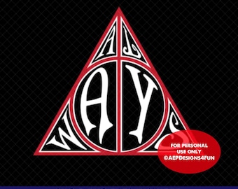 Deathly Hallows Family Vacation Design: SVG PNG Cricut File