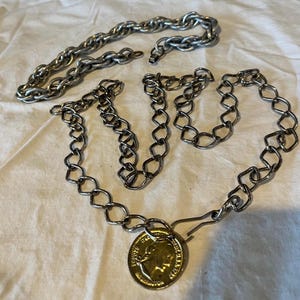 Vintage 1970’s Chain Belt and Chain Necklace