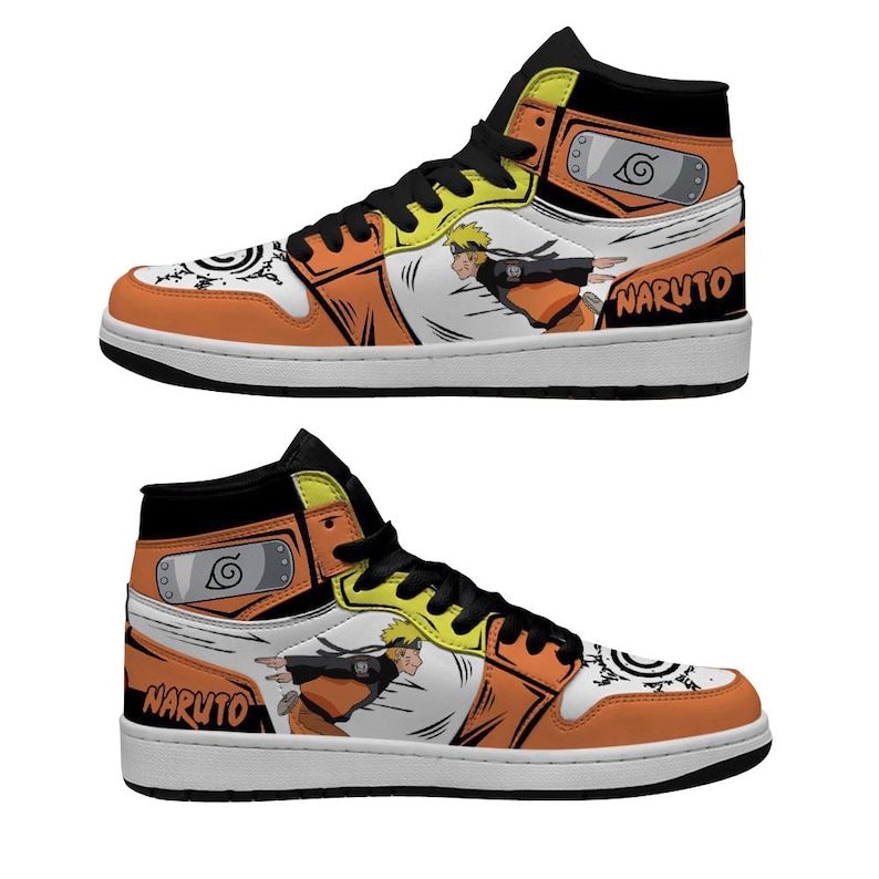 Naruto Sneakers Custom Ninja Run Anime Naruto Shippuden Shoes | Etsy