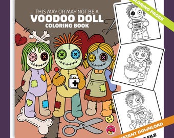 Kleurboek voodoo-pop • Spookachtig leuk (pdf-download)