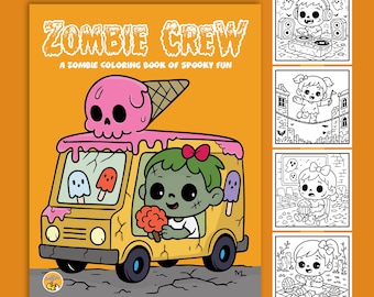 Zombie kleurboek | Griezelig Halloween-plezier (pdf)