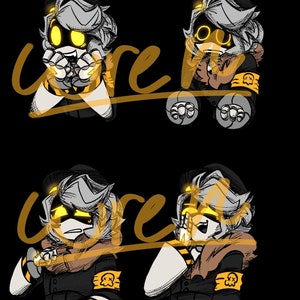 N murder drones twitch emote pack