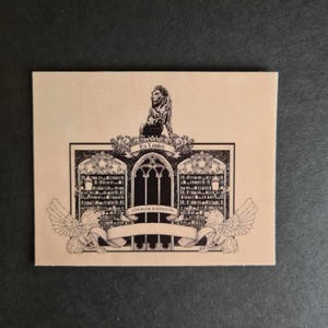 Ex Libris Library - Vintage Bookplate Sticker