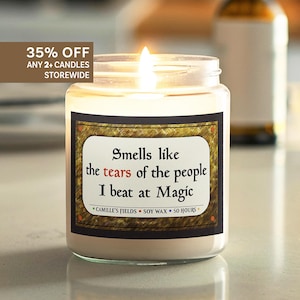 Magic The Gathering gift, 9oz. Funny MTG candle Magic The Gathering candle MTG accessories MTG gifts