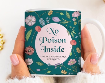 Apothecary Diaries Mug, Maomao Anime Coffee Mug, No Poison Inside, Kusuriya Gift, Funny Anime Mug, Anime Gift for Her