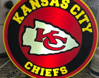Kansas City Chiefs Round Hanging or Light