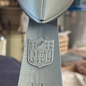1971 VI Dallas Cowboys Super Bowl Pompdi Replica Super Bowl Trophy