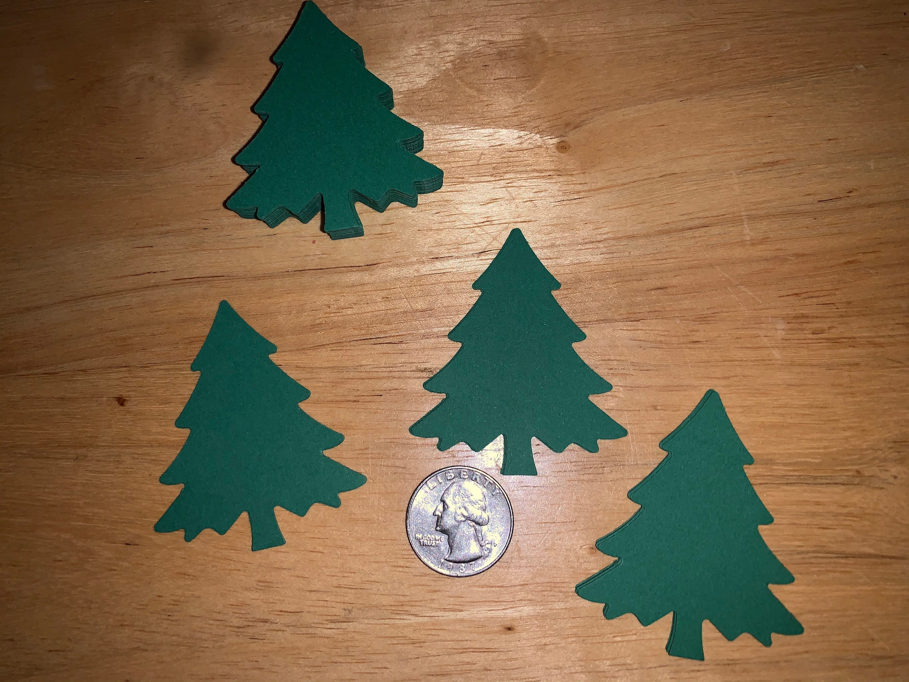 Christmas tree die cuts Etsy