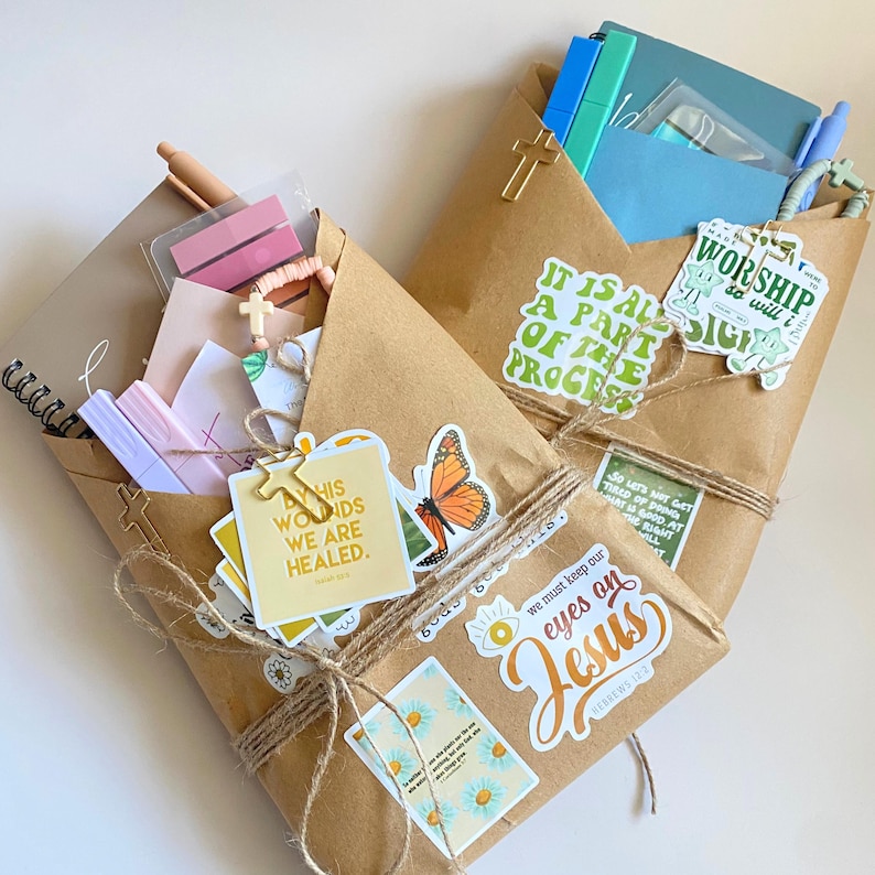 bible study Surprise Set Christian Journaling Kit Teen Girl Birthday
