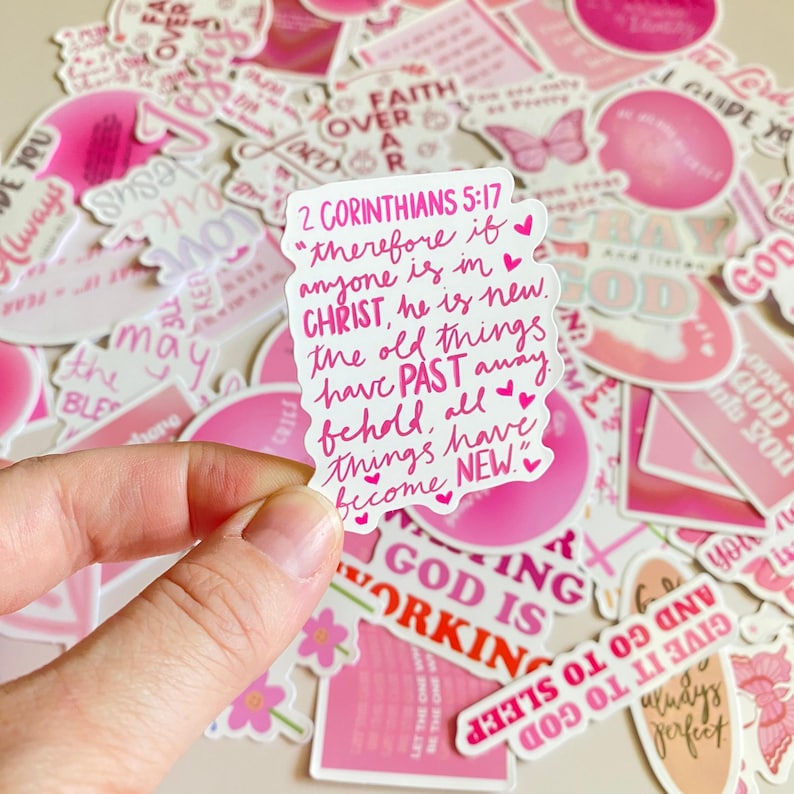 Christian Sticker Mystery Bundle Bible Verse Stickers