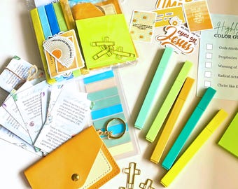 Bible Journaling Kit Prayer Journal DIY Bible Study Kit New Christian Gift Idea Faith Journal Supplies Christian Gift for Women Small Group