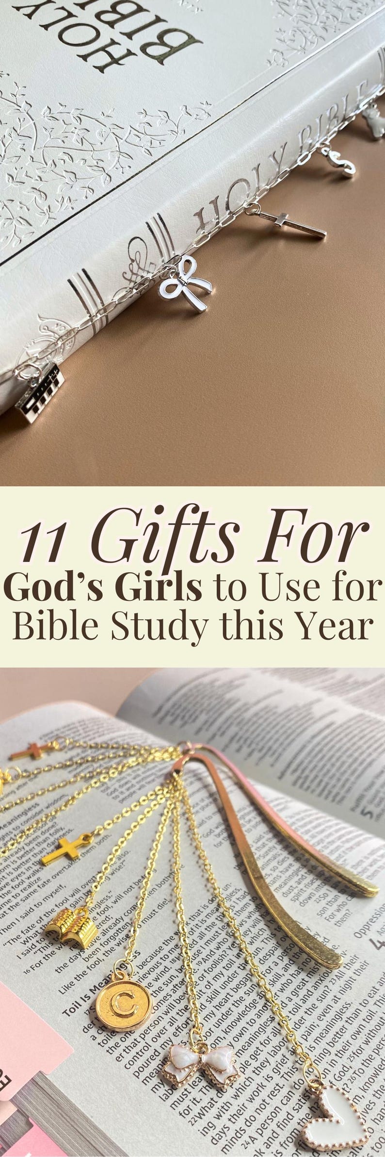 Avid Reader Gift for Book Lover Bookmark for Teacher Gift Bookish Metal Bookmark with Personalized Initial Custom Bible Study Journal Charm image 18