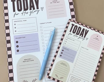 Womens Ministry Gift Daily Planner Notepad Christian Small Group Gift Faith Based Organizer Prayer and Goal Tracker for Bible Study
