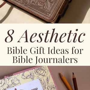 Large Print KJV Bible with Tabs Brown Faux Leather Custom Initial Charm Bookmark Gift Set for Baptism Bible Christian Armor of God image 20