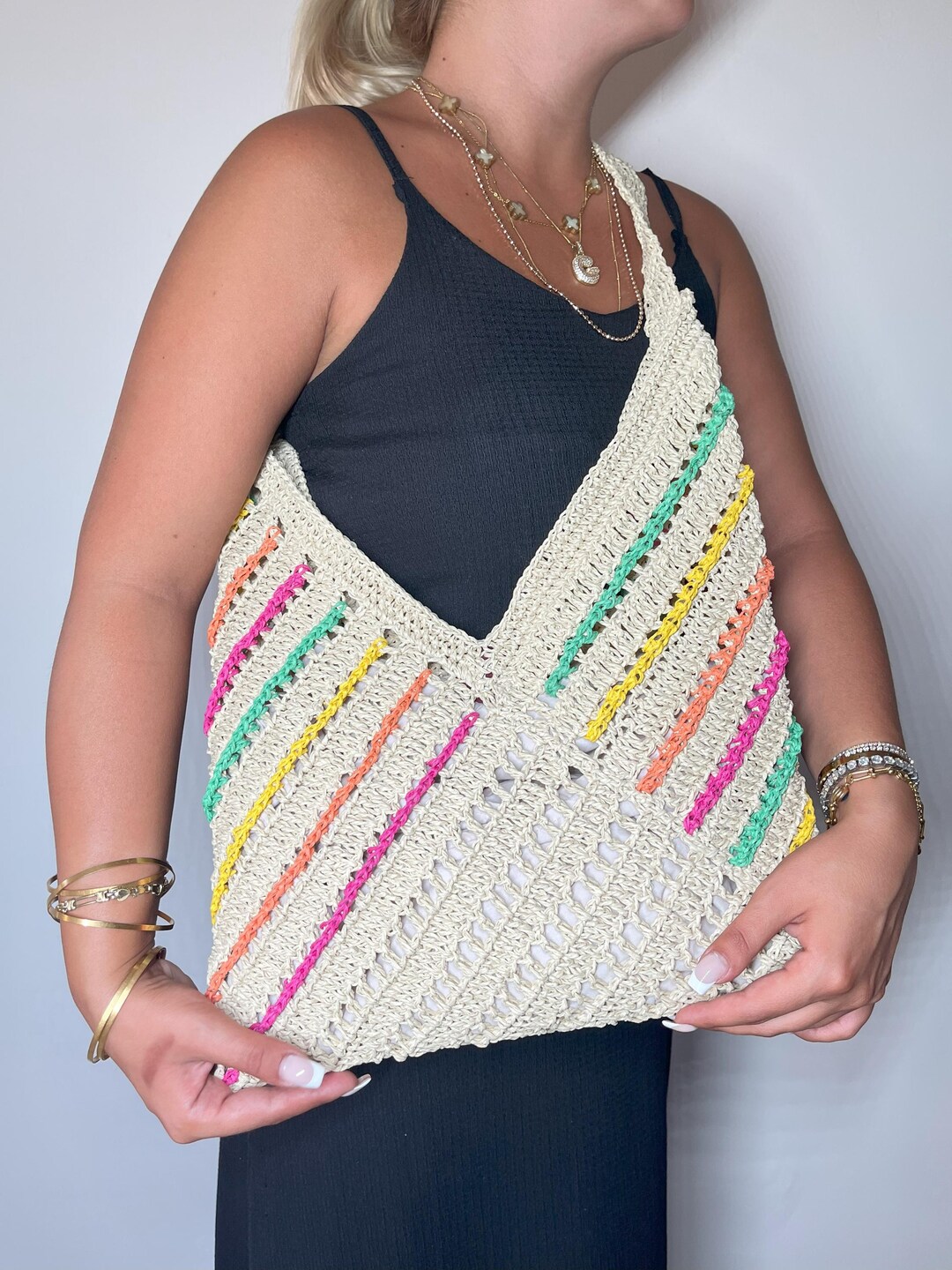 Paper Rope Craft Bag Design Bag With Handle Bage 100% Handmad - Etsy