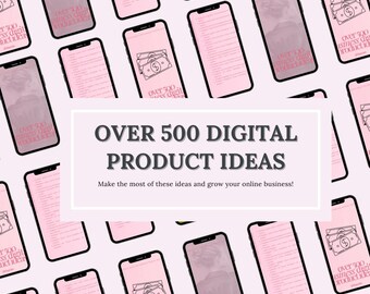 500+ Digital Product Ideas | Profitable Online Business Ideas & Passive Income Guide for Entrepreneurs