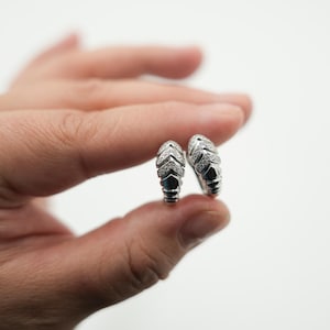 Serpenti hoop earrings solid 925 silver d earrings viper earrings
