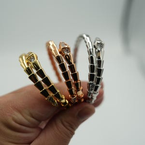 CZ serpenti  bangle viper bracelet Serpenti bracelet