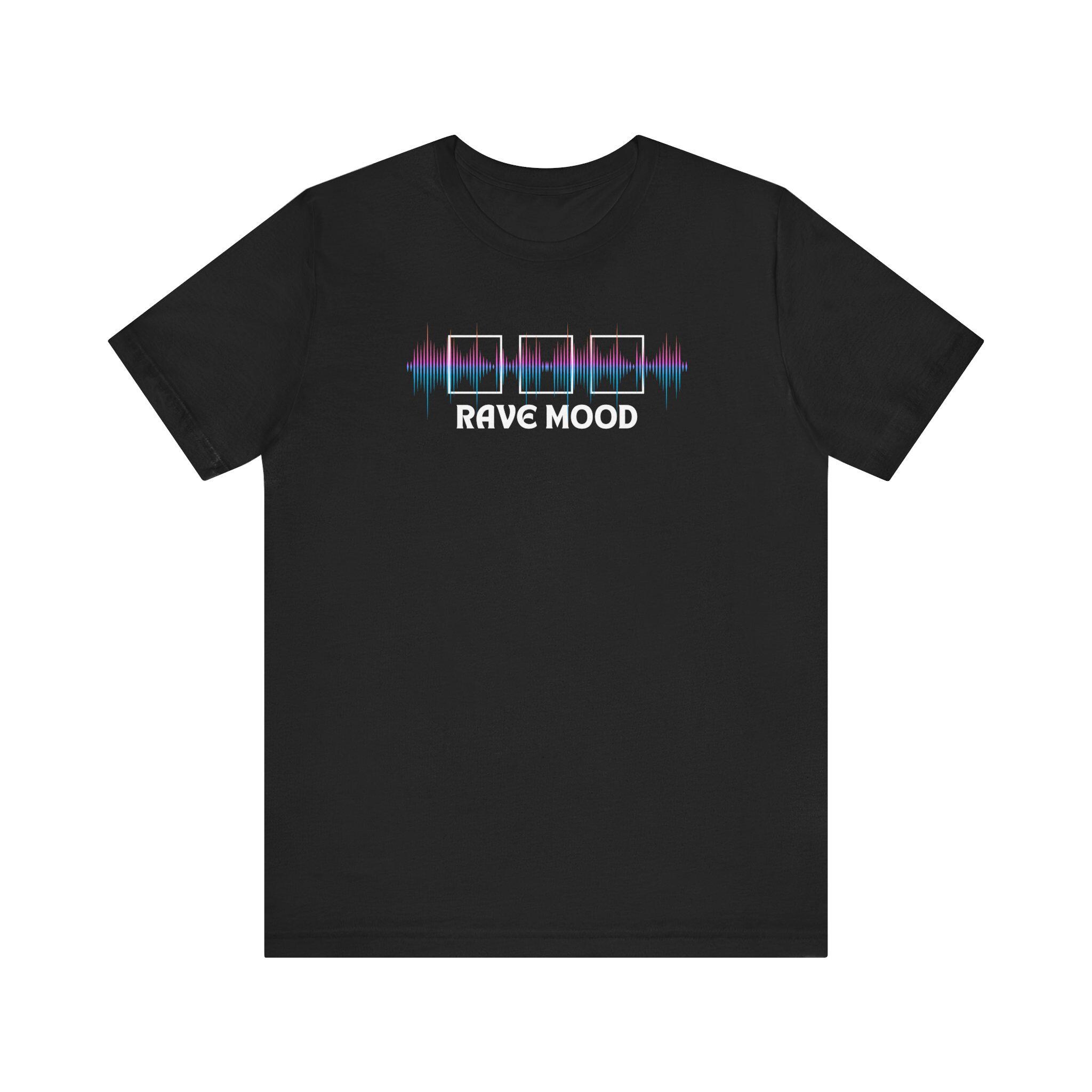 Rave Mood Tee, Perfect for Festivals, Concerts, EDM Lovers, Casual Wear, Music Events, Gift for Music Fans - Thumbnail 2