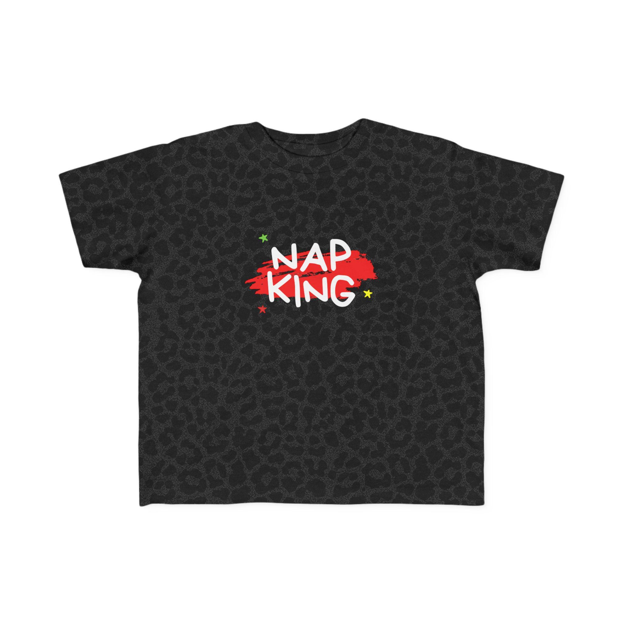 NAP KING Toddler T-Shirt, Funny Nap Shirt for Boys & Girls, Gildan 64500P Softstyle Toddler Tee, Toddler Gift Idea, Nap Time Shirt - Thumbnail 3