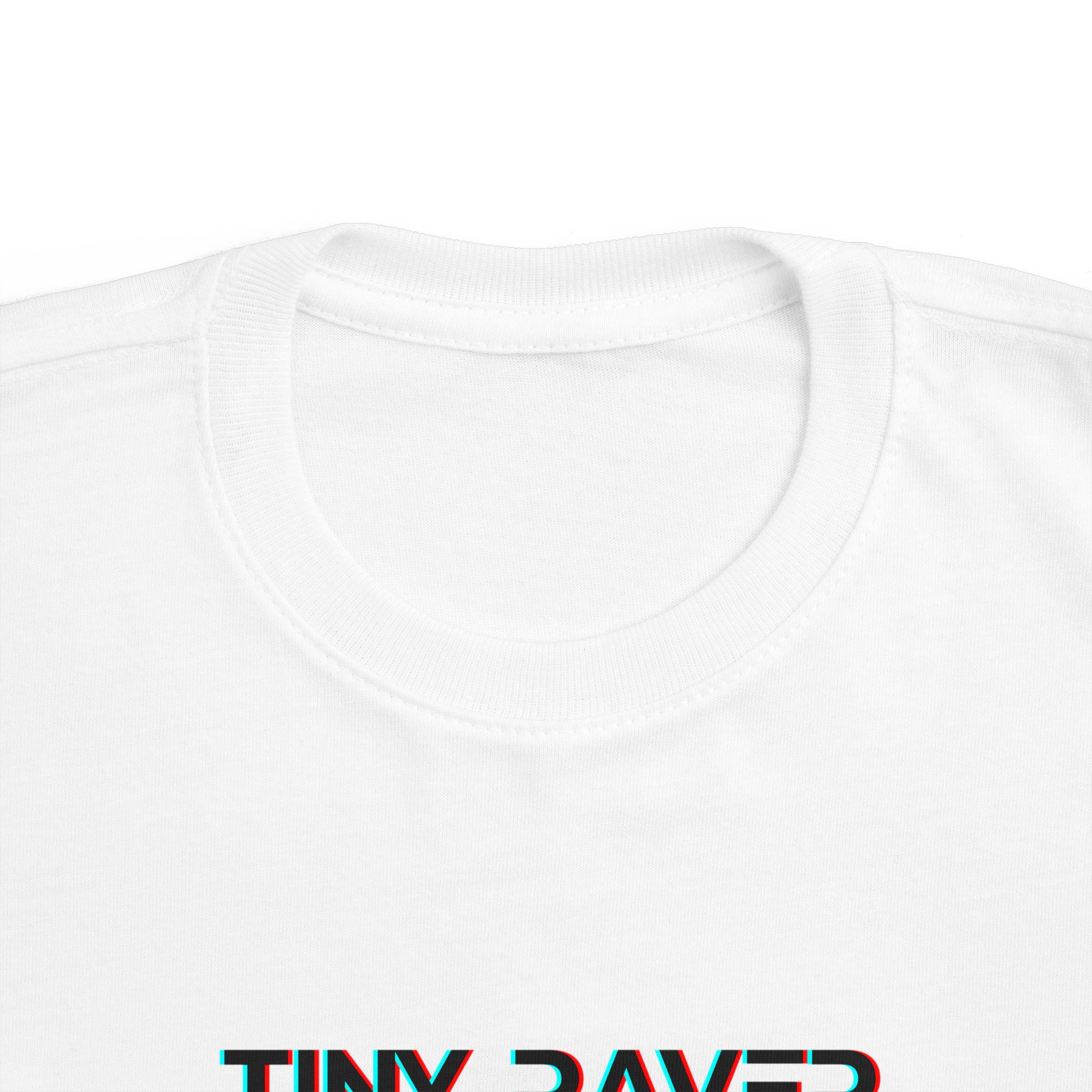 Tiny Raver in Training Toddler T-Shirt, Rabbit Skins 3321 EDM Kids Shirt, Funny Festival Outfit for Toddlers, Rave Clothing for Kids - Thumbnail 7
