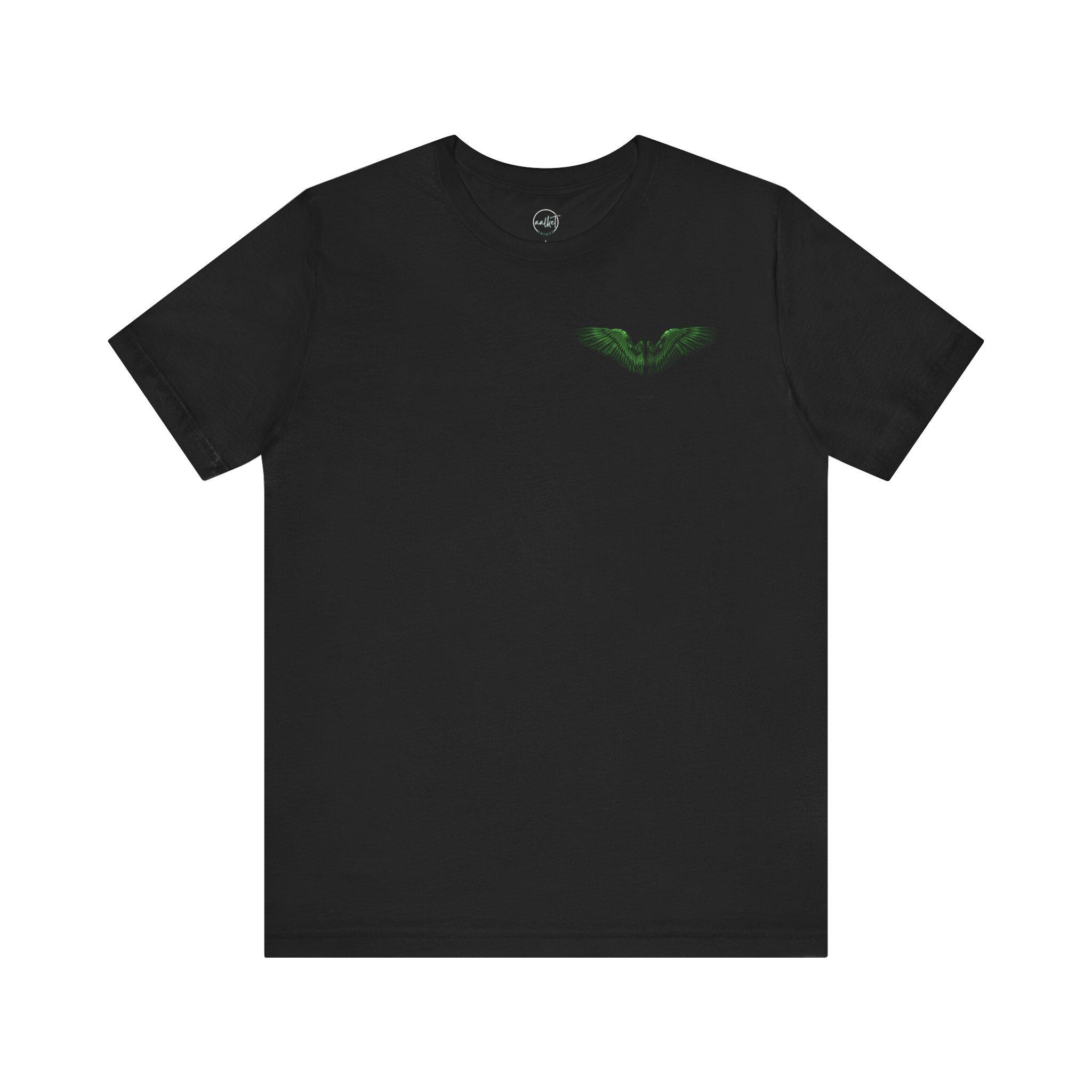 Angel of Death Graphic Tee - Unisex Short Sleeve Shirt, Cool Casual Wear, Goth Fashion, Unique Gift, Spirit Shirt - Thumbnail 2