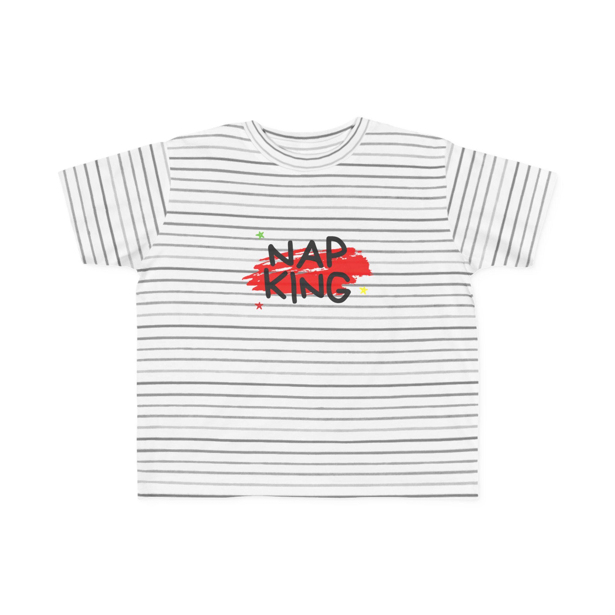 NAP KING Toddler T-Shirt, Funny Nap Shirt for Boys & Girls, Gildan 64500P Softstyle Toddler Tee, Toddler Gift Idea, Nap Time Shirt - Thumbnail 2