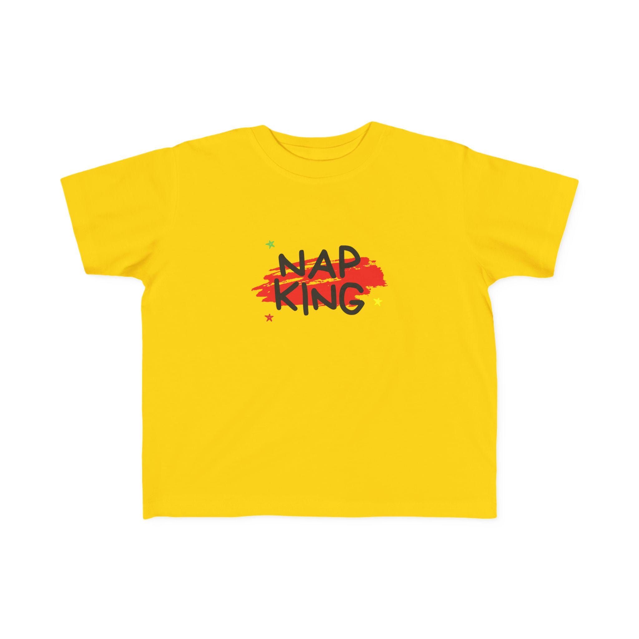 NAP KING Toddler T-Shirt, Funny Nap Shirt for Boys & Girls, Gildan 64500P Softstyle Toddler Tee, Toddler Gift Idea, Nap Time Shirt - Thumbnail 6